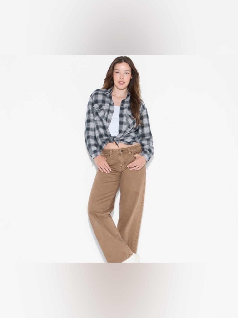 NWT-Wild Fable Medium black classic button-down flannel